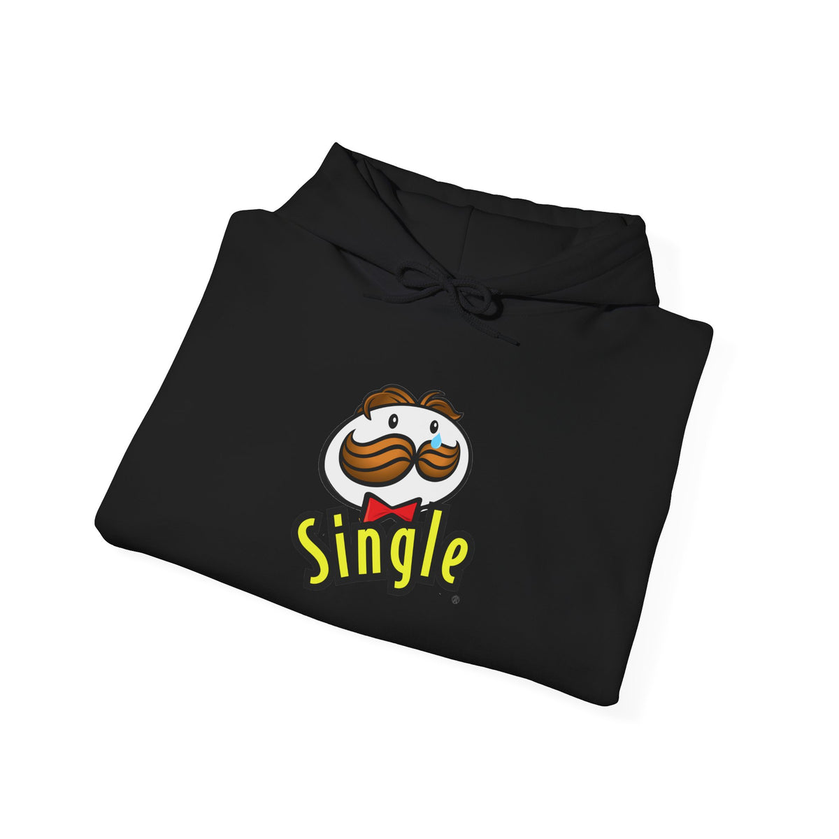 Single Pringles Mascot Hoodie — Funny Single Graphic Pullover