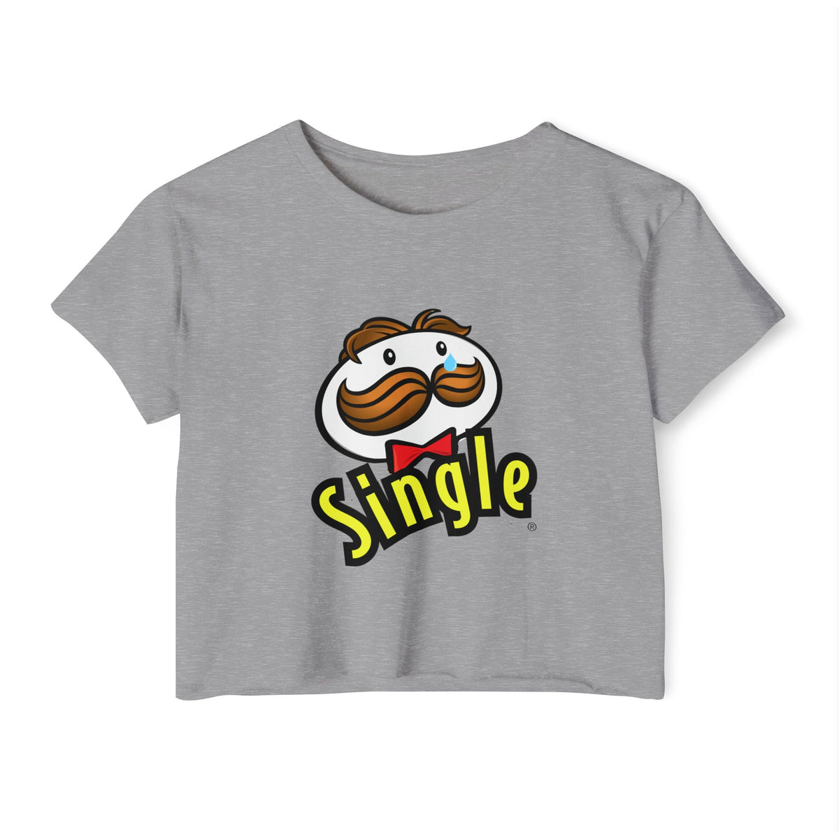 Single Pringles-Inspired Crop Top — Women's Festival Graphic Tee