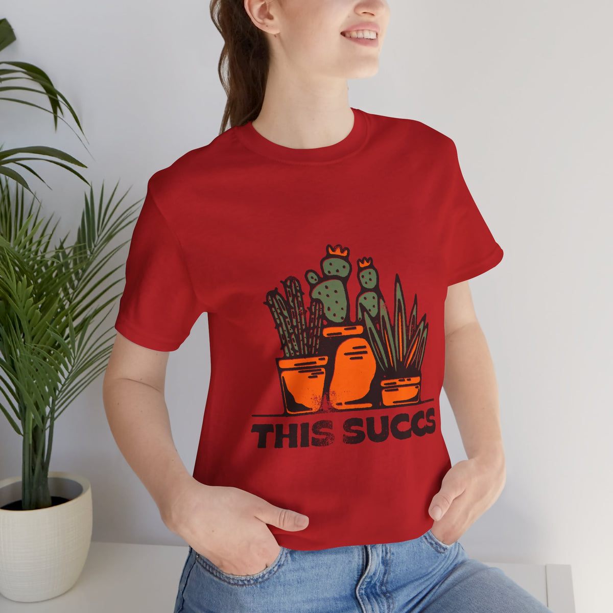 This Succs Cactus Tee — Funny Plant Lover T-Shirt