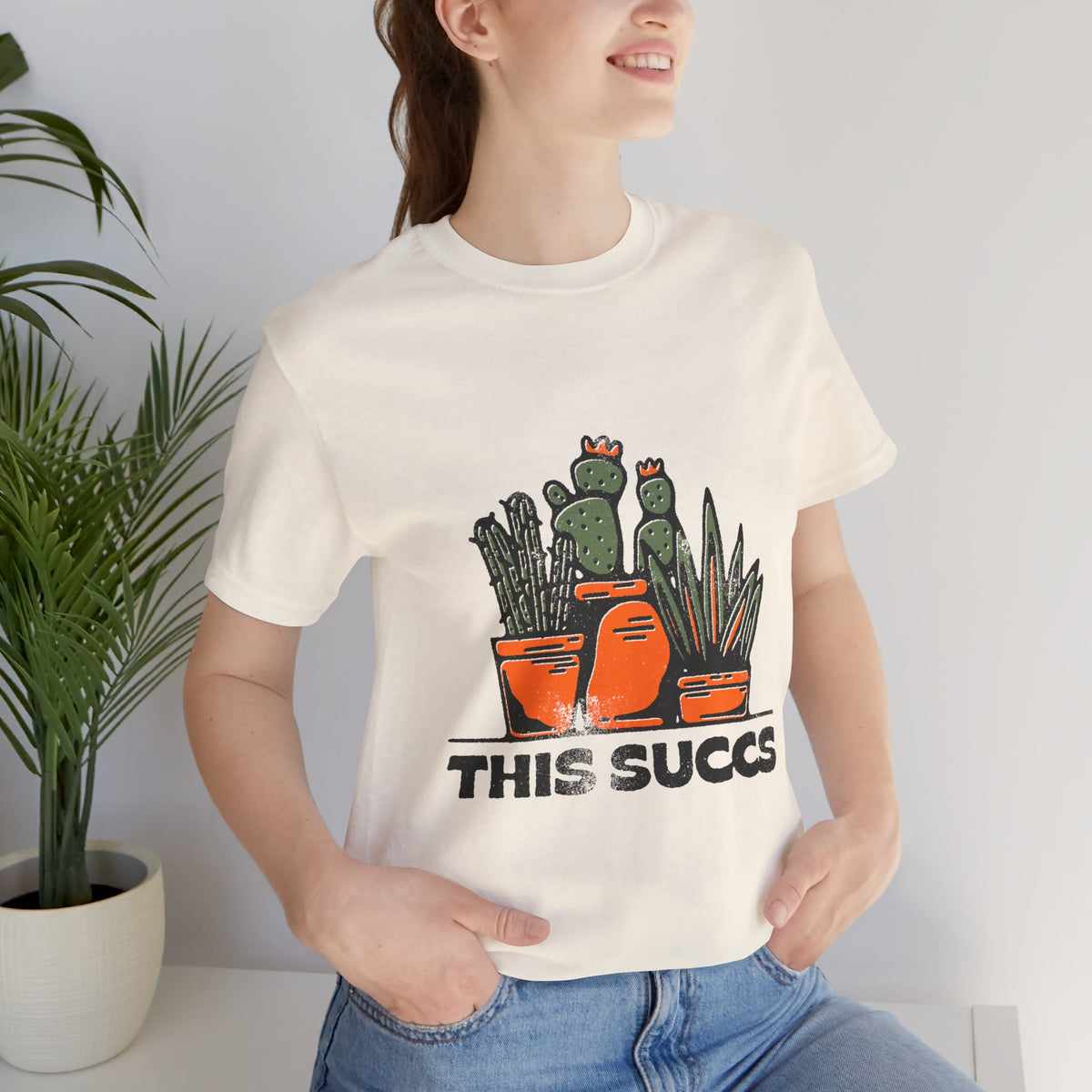 This Succs Cactus Tee — Funny Plant Lover T-Shirt