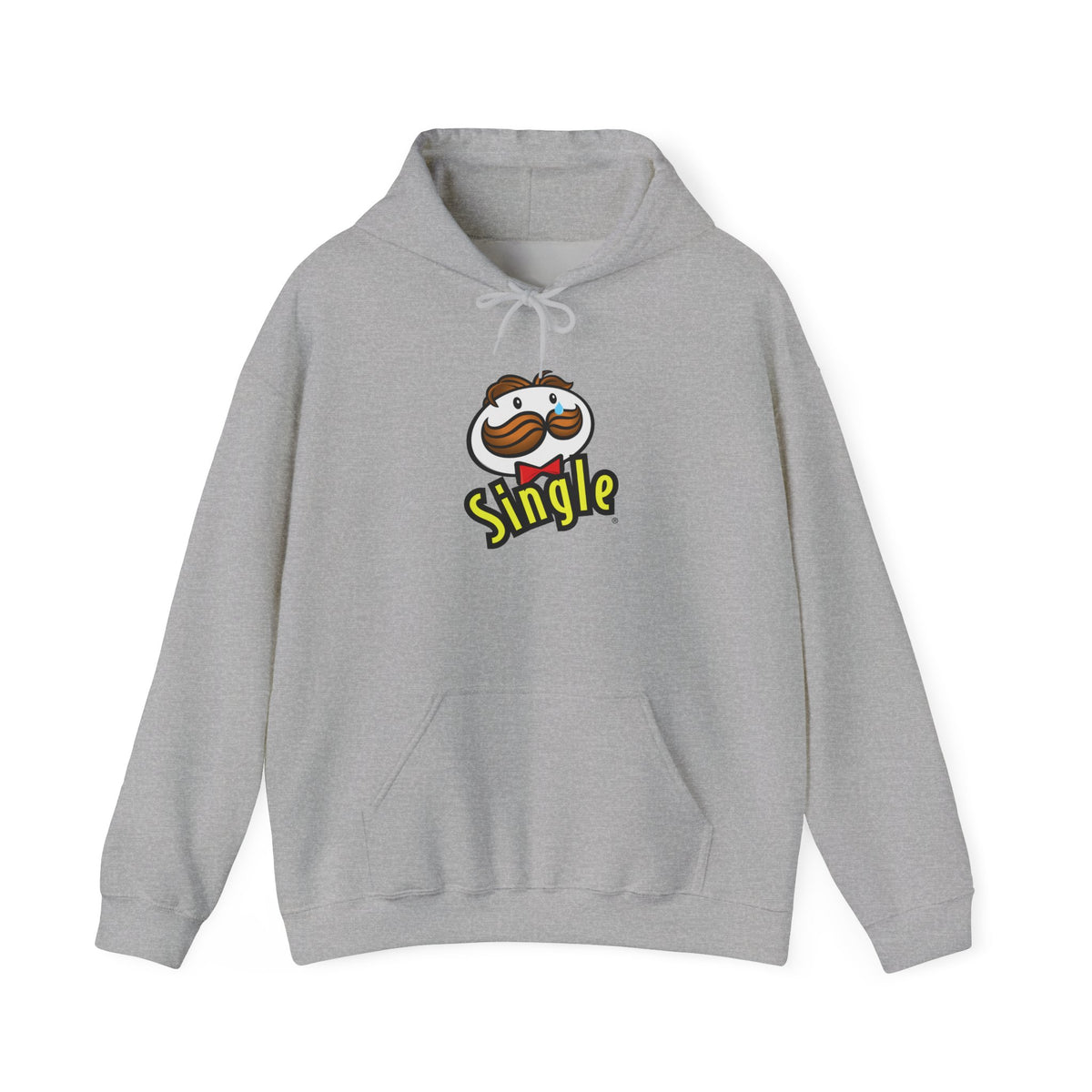 Single Pringles Mascot Hoodie — Funny Single Graphic Pullover