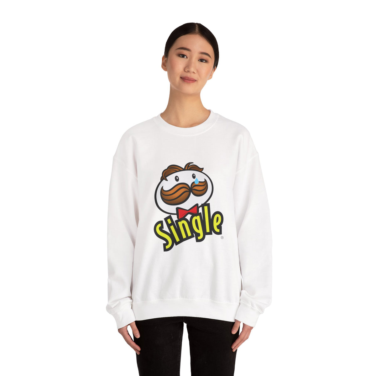 Single Pringles-Inspired Crewneck Sweatshirt