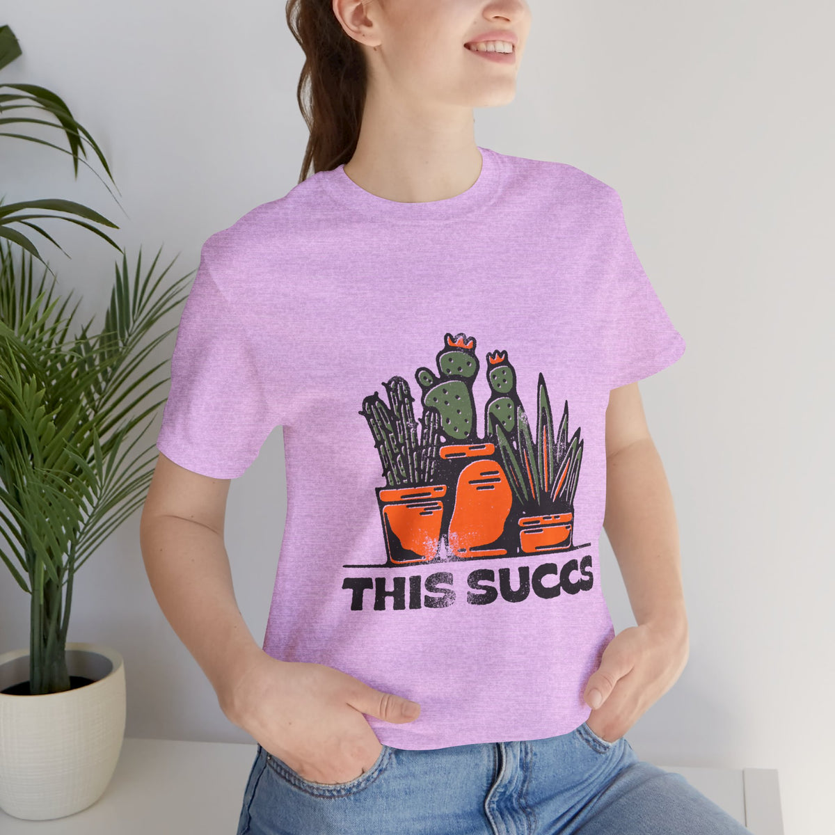 This Succs Cactus Tee — Funny Plant Lover T-Shirt