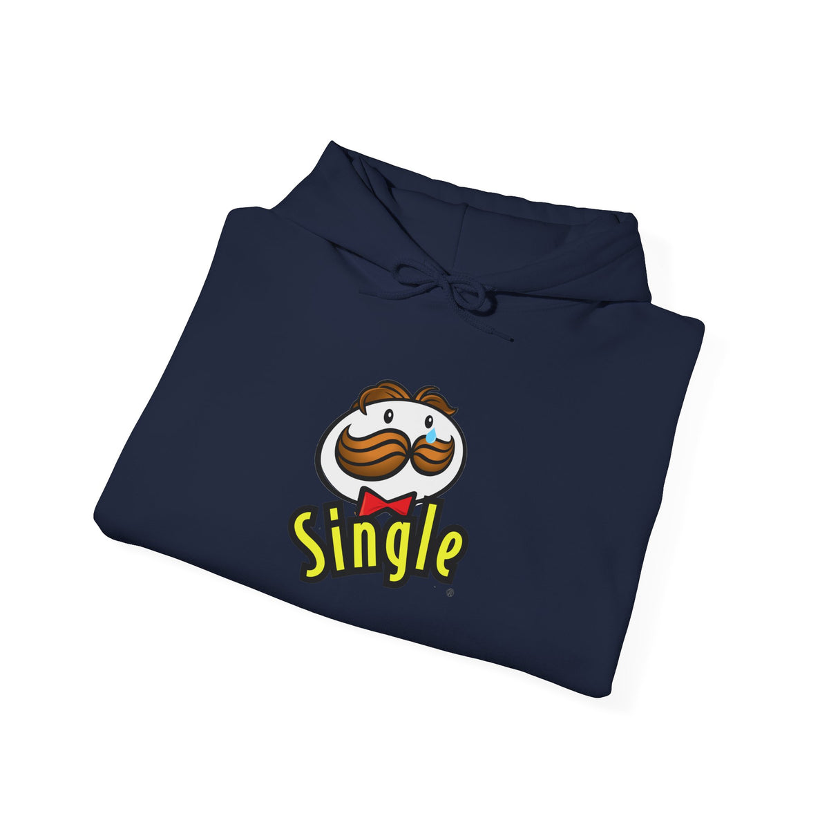 Single Pringles Mascot Hoodie — Funny Single Graphic Pullover