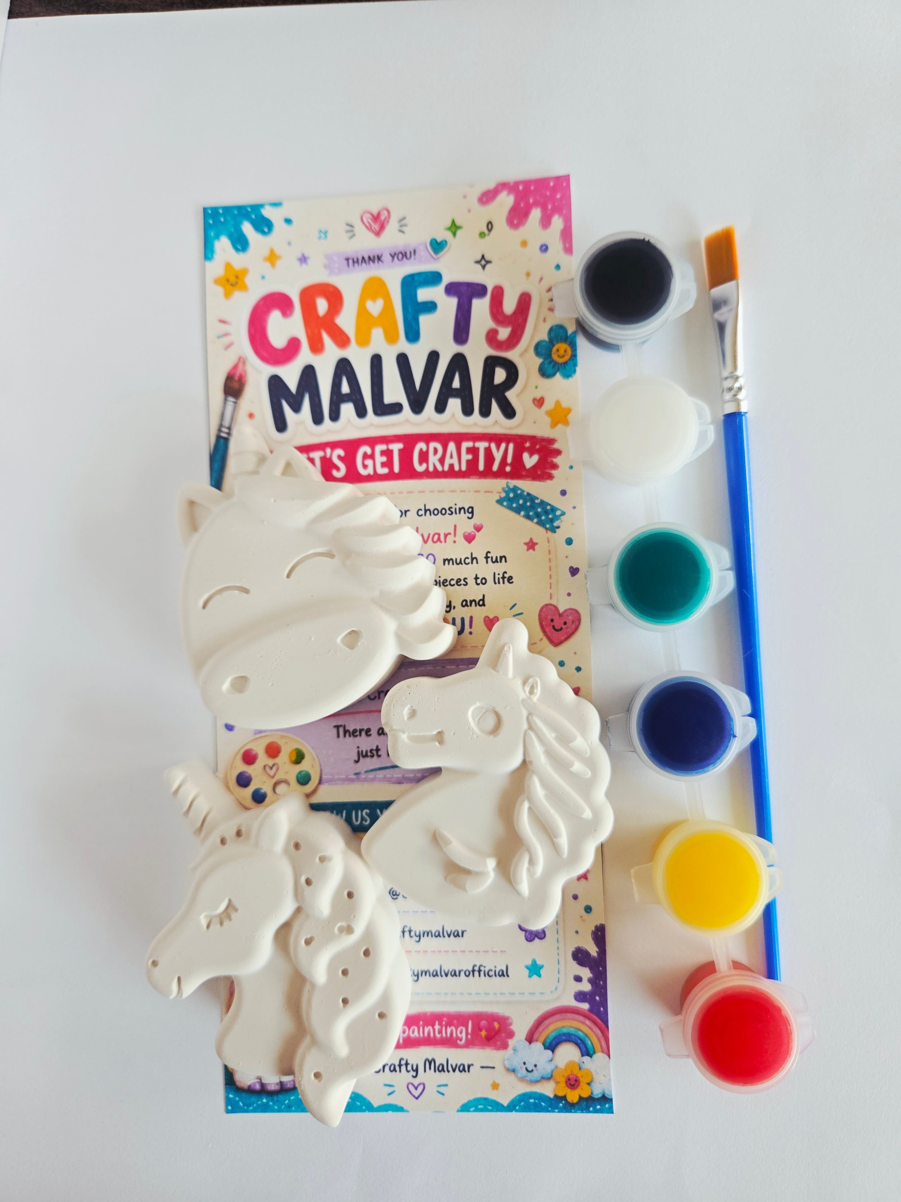 Plaster Paint & Create Kit | Paint Your Own Plaster Craft Set for All Ages