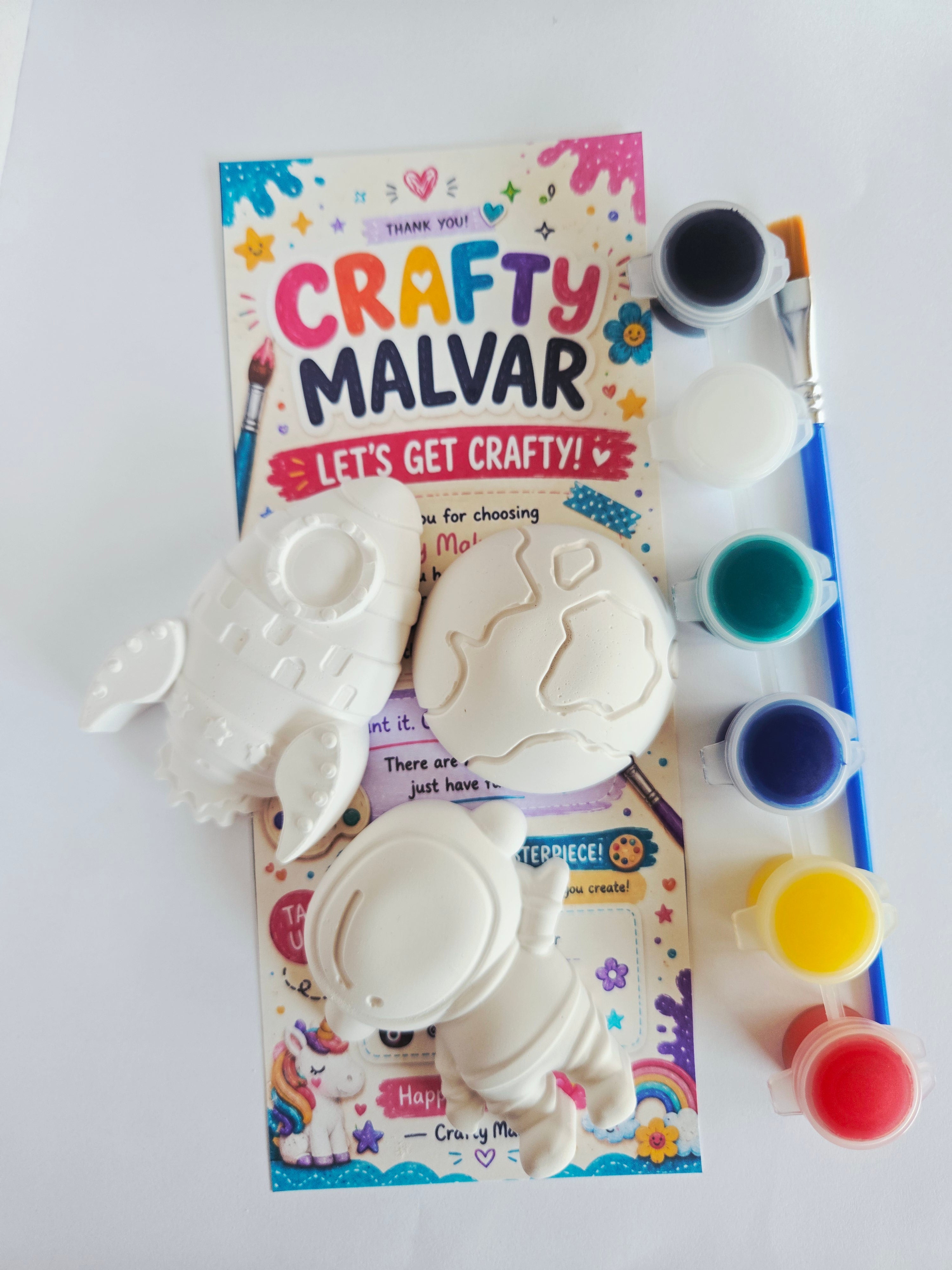 Plaster Paint & Create Kit | Paint Your Own Plaster Craft Set for All Ages