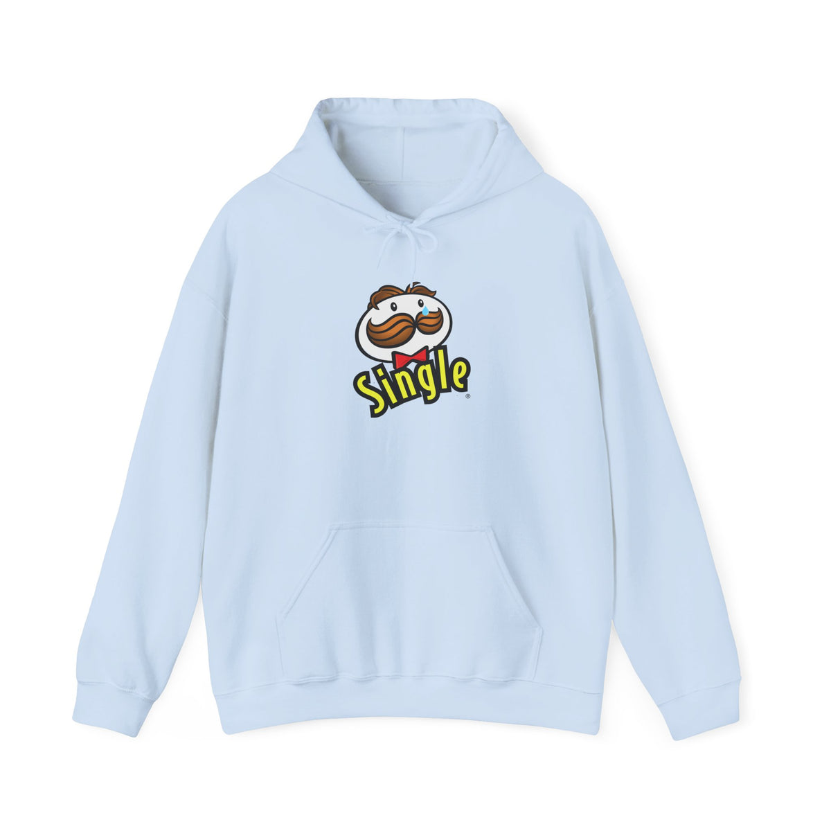 Single Pringles Mascot Hoodie — Funny Single Graphic Pullover