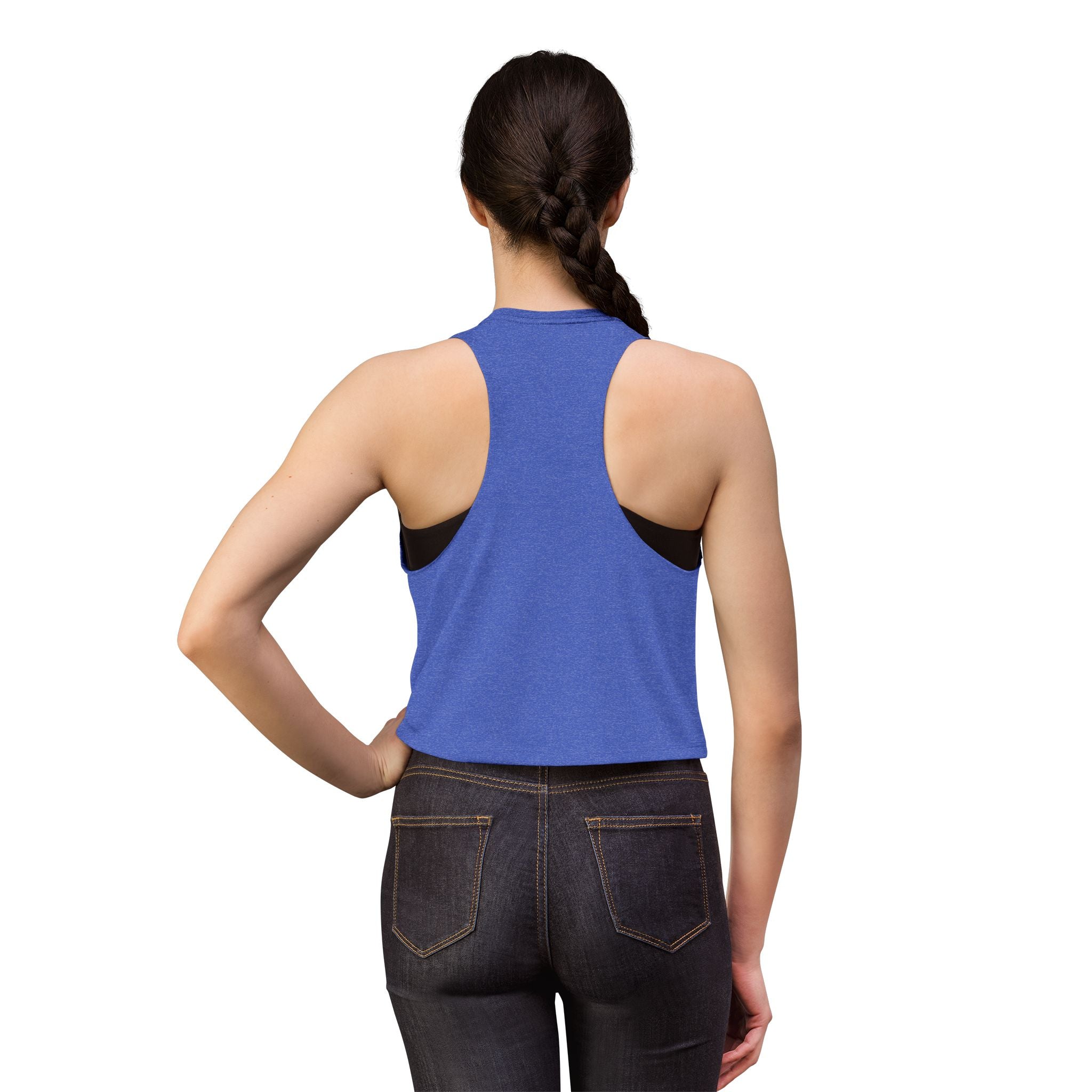 "ugh!" Box Logo Crop Top — Women's Casual Graphic Tank