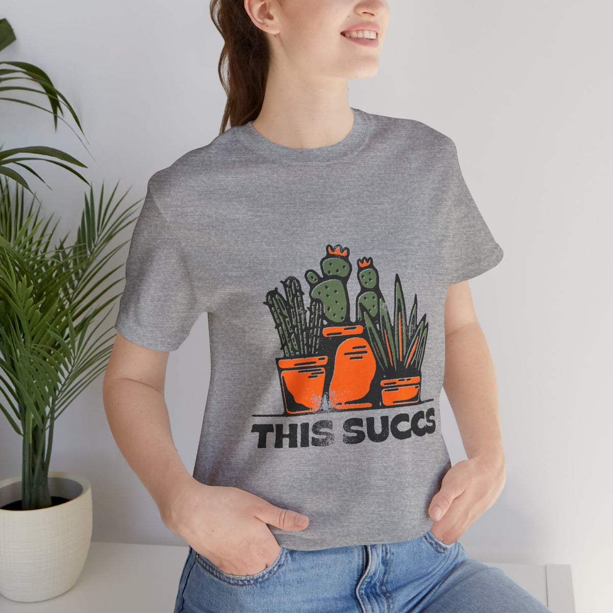 This Succs Cactus Tee — Funny Plant Lover T-Shirt