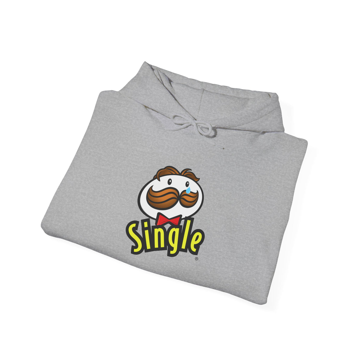 Single Pringles Mascot Hoodie — Funny Single Graphic Pullover
