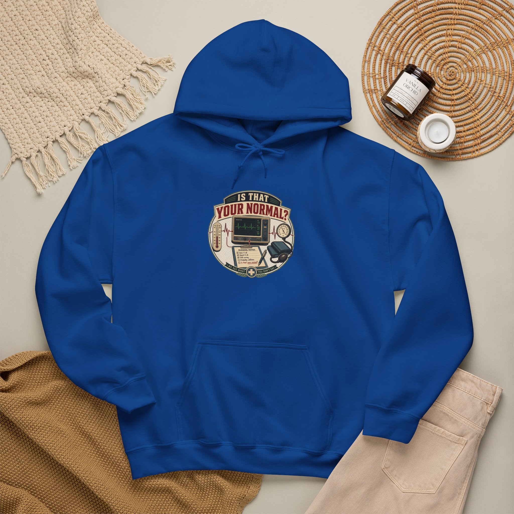 Hoodie – Retro Tech "Is That Your Normal?" Vintage Computer Graphic
