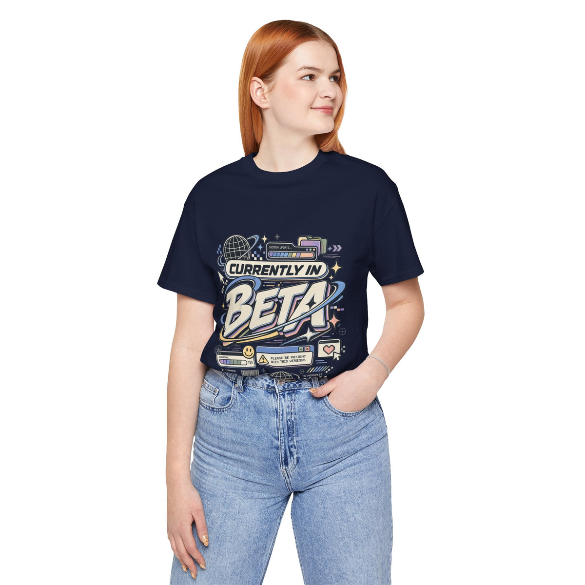 Currently in Beta T-Shirt — Retro Tech Graphic Tee