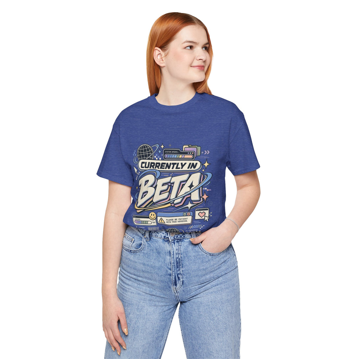 Currently in Beta T-Shirt — Retro Tech Graphic Tee