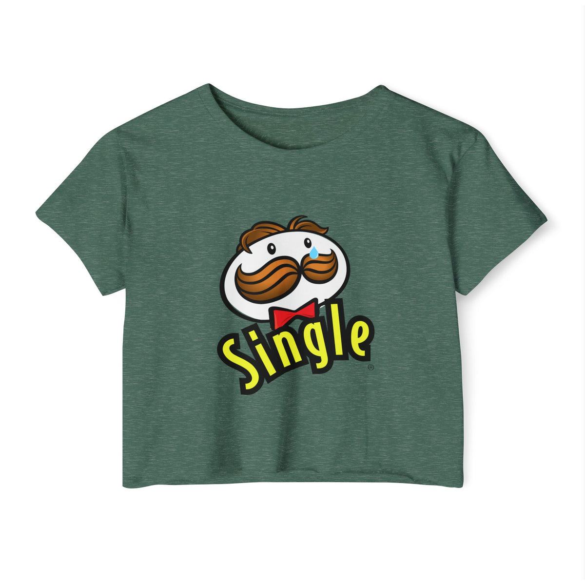 Single Pringles-Inspired Crop Top — Women's Festival Graphic Tee