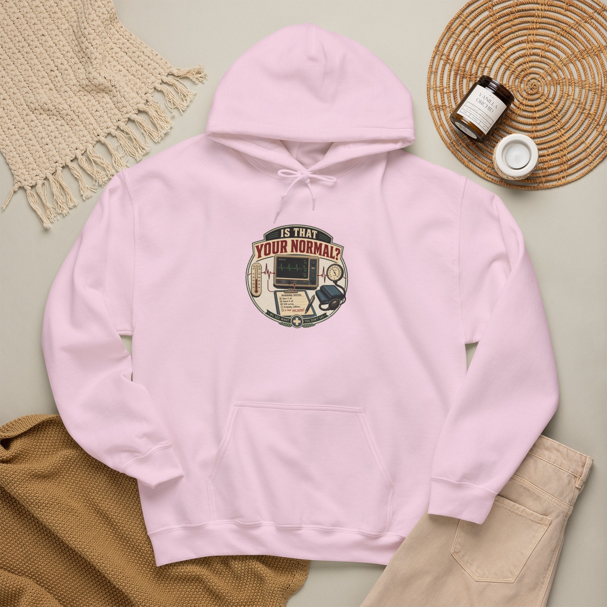 Hoodie – Retro Tech "Is That Your Normal?" Vintage Computer Graphic