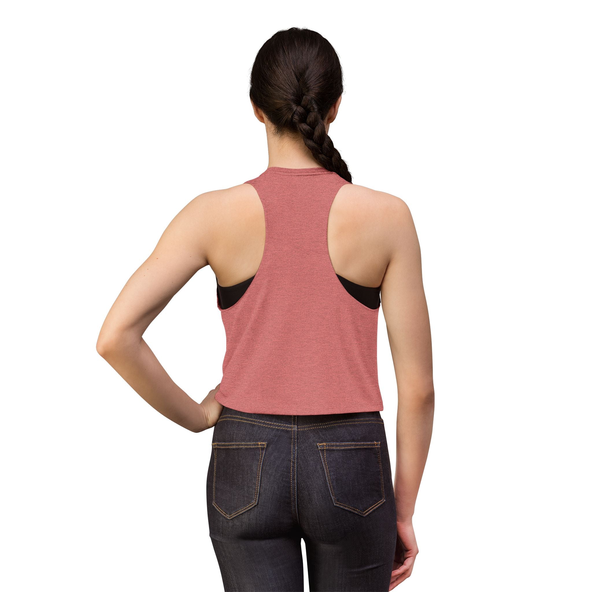"ugh!" Box Logo Crop Top — Women's Casual Graphic Tank