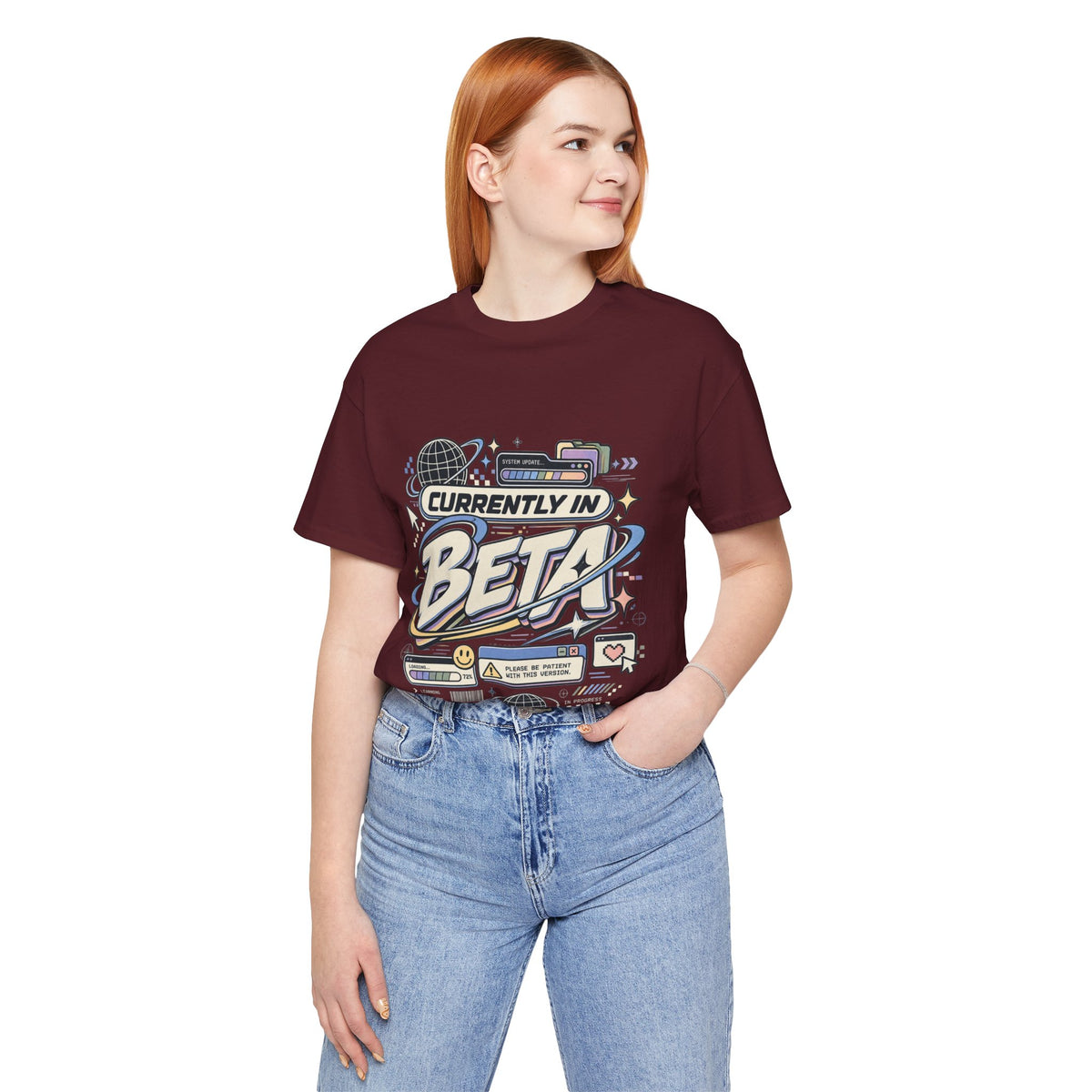 Currently in Beta T-Shirt — Retro Tech Graphic Tee
