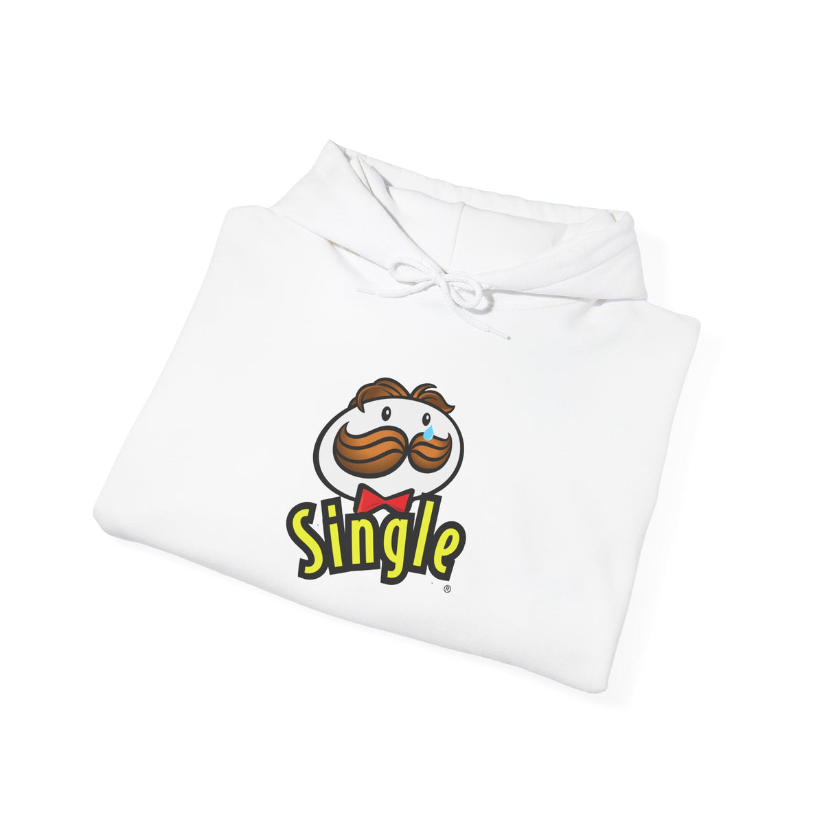 Single Pringles Mascot Hoodie — Funny Single Graphic Pullover