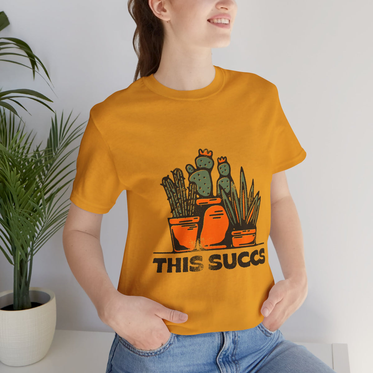 This Succs Cactus Tee — Funny Plant Lover T-Shirt