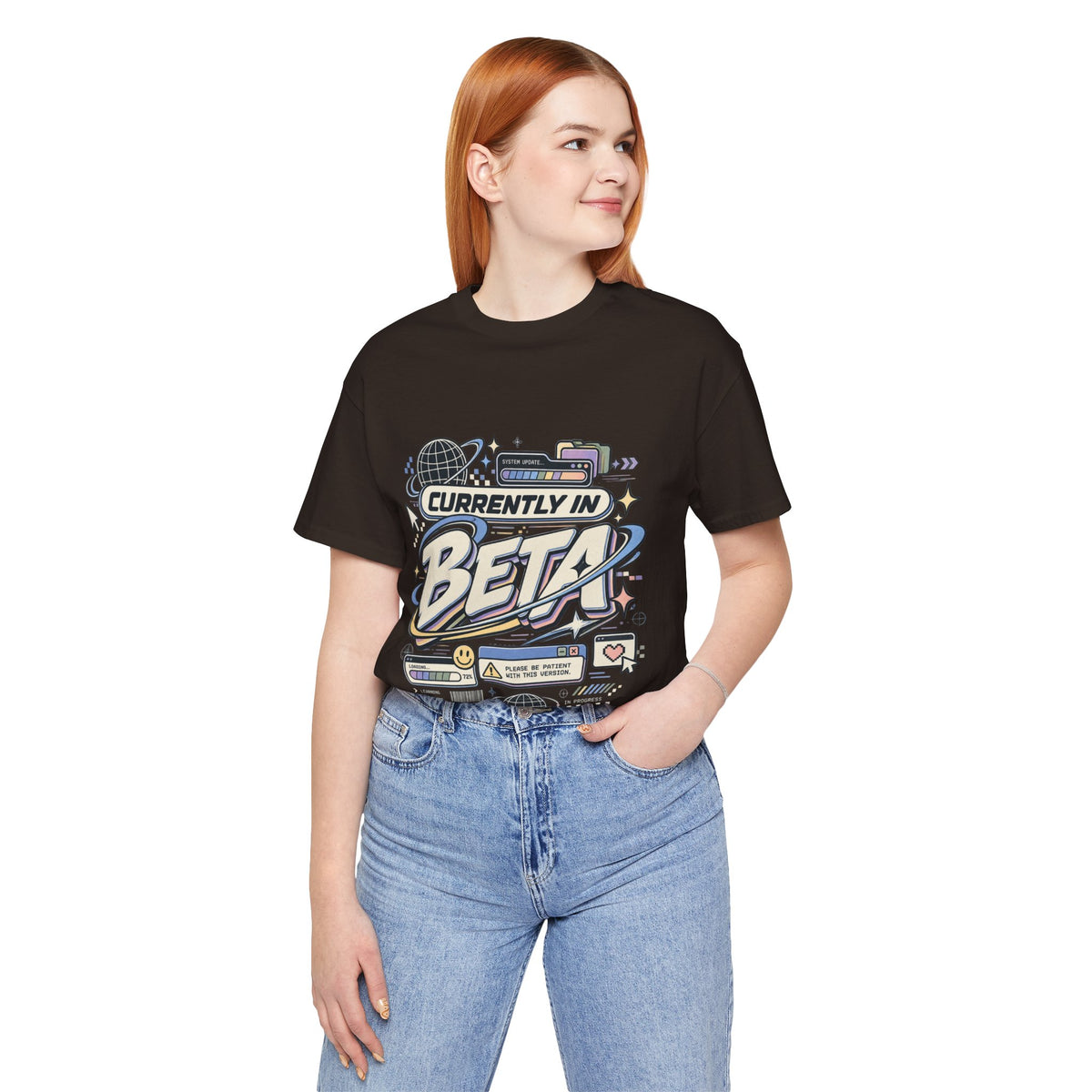 Currently in Beta T-Shirt — Retro Tech Graphic Tee
