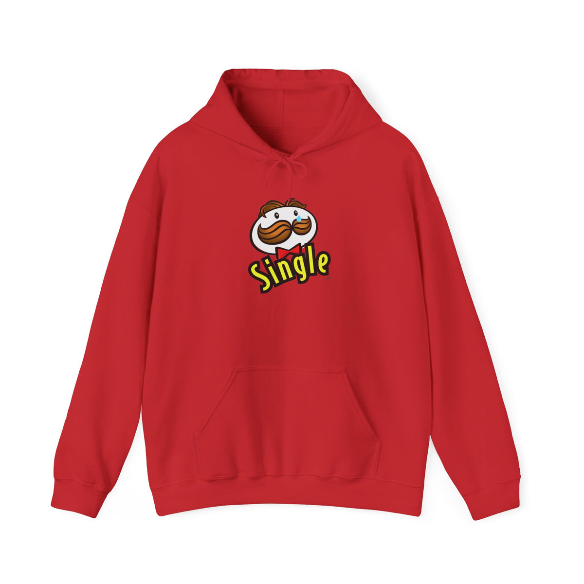 Single Pringles Mascot Hoodie — Funny Single Graphic Pullover