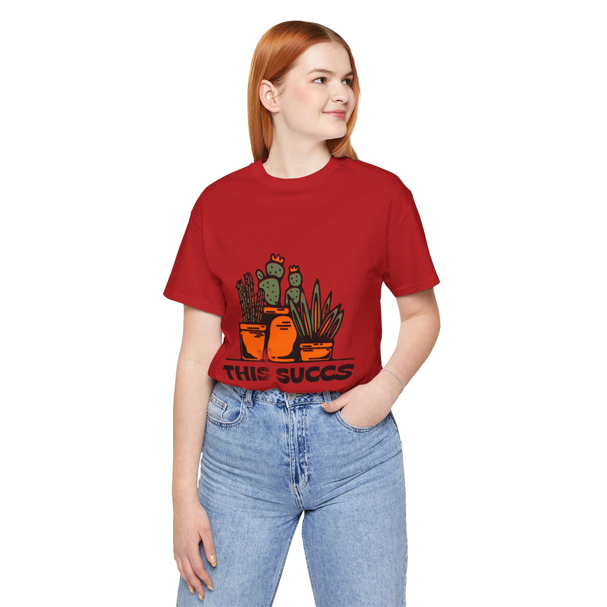This Succs Cactus Tee — Funny Plant Lover T-Shirt