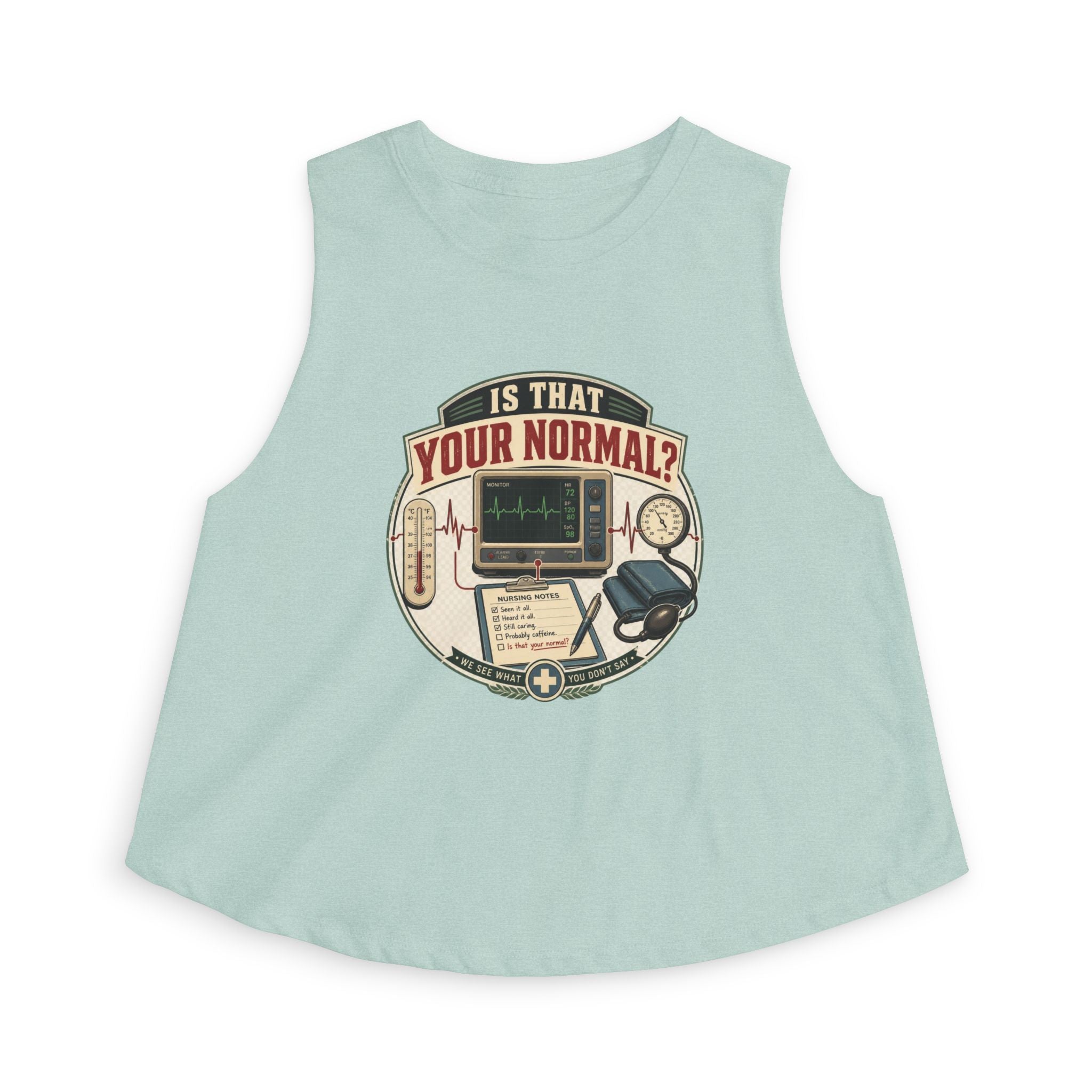 Is That Your Normal? Medical Tech Crop Top – Women's Nurse EMT Shirt