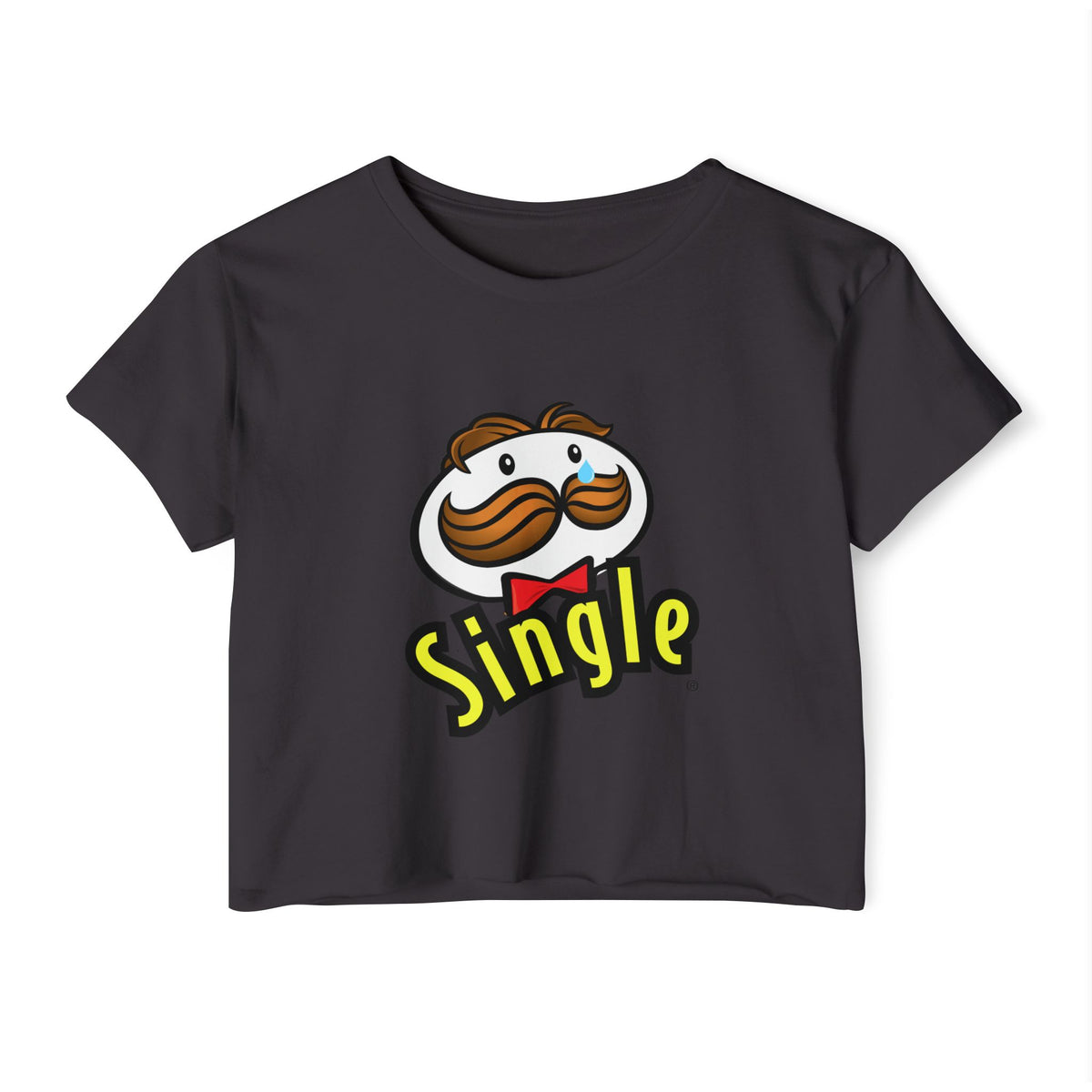 Single Pringles-Inspired Crop Top — Women's Festival Graphic Tee