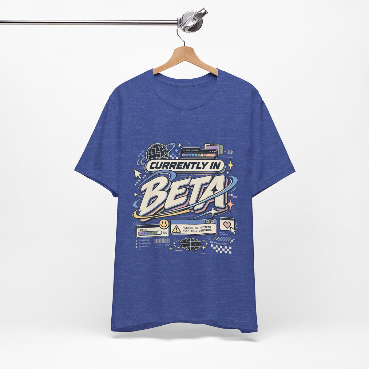 Currently in Beta T-Shirt — Retro Tech Graphic Tee