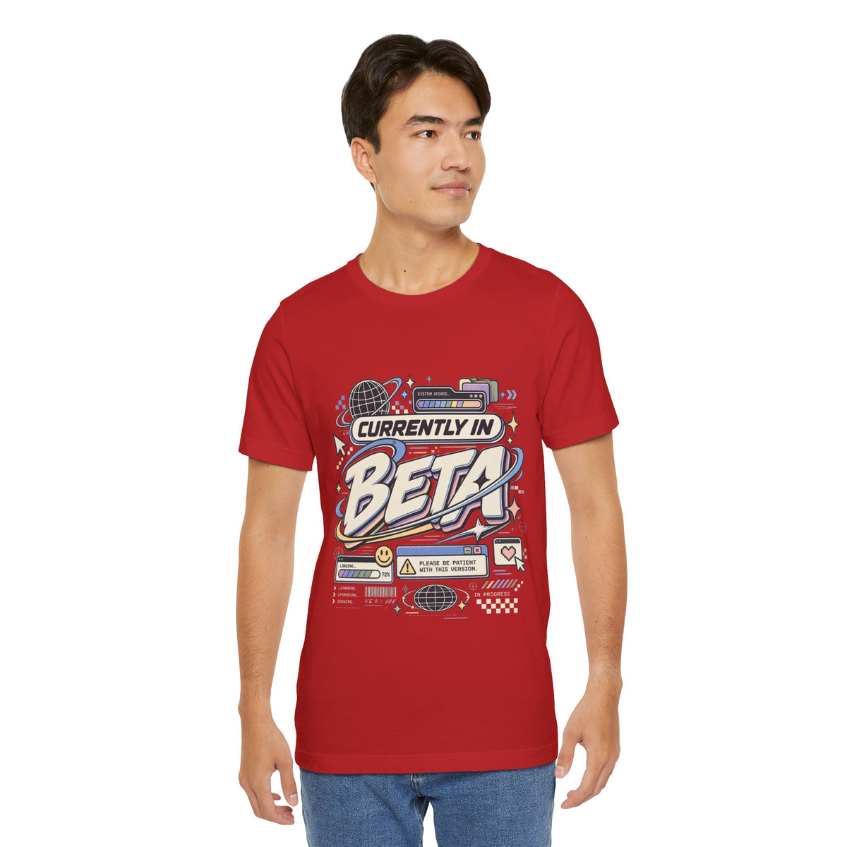 Currently in Beta T-Shirt — Retro Tech Graphic Tee