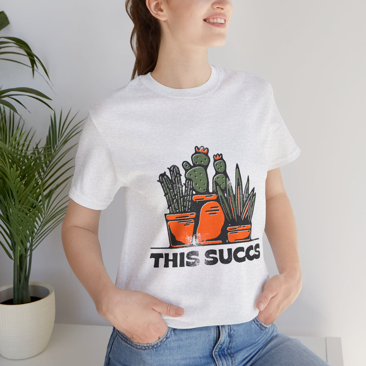 This Succs Cactus Tee — Funny Plant Lover T-Shirt