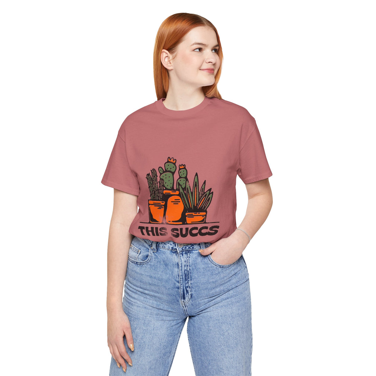 This Succs Cactus Tee — Funny Plant Lover T-Shirt