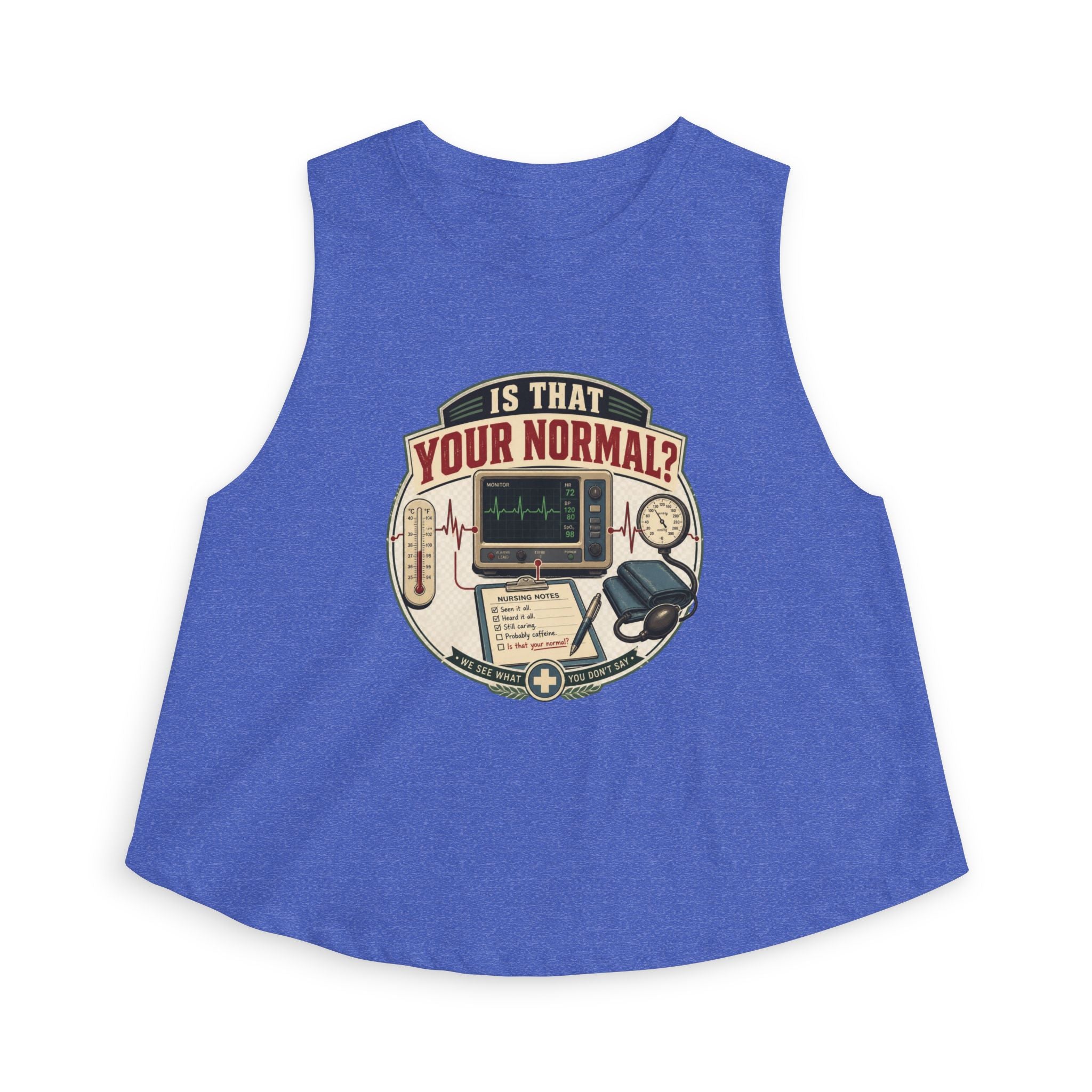 Is That Your Normal? Medical Tech Crop Top – Women's Nurse EMT Shirt