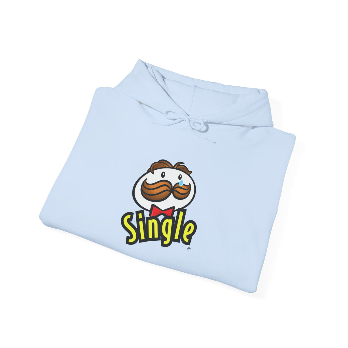 Single Pringles Mascot Hoodie — Funny Single Graphic Pullover