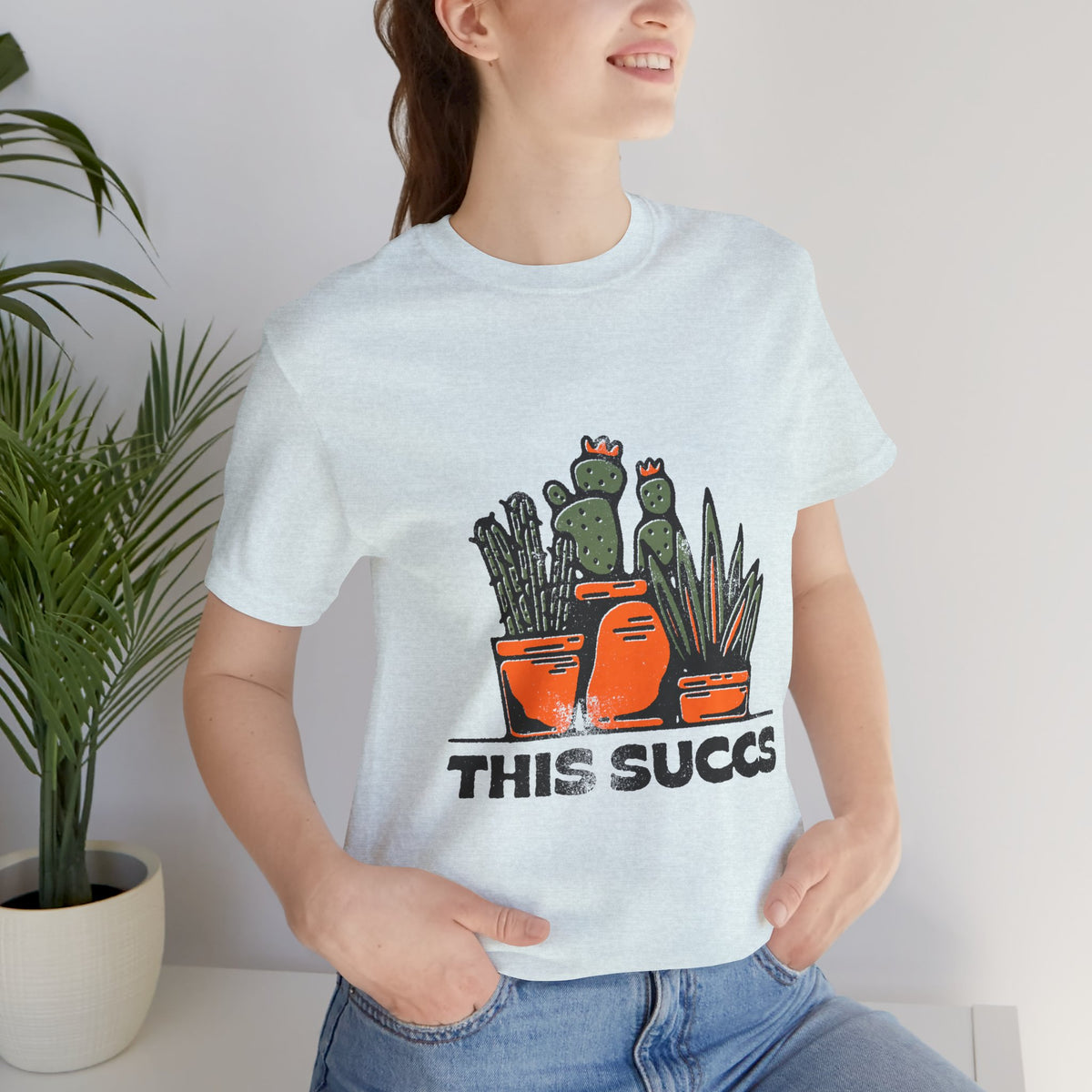 This Succs Cactus Tee — Funny Plant Lover T-Shirt