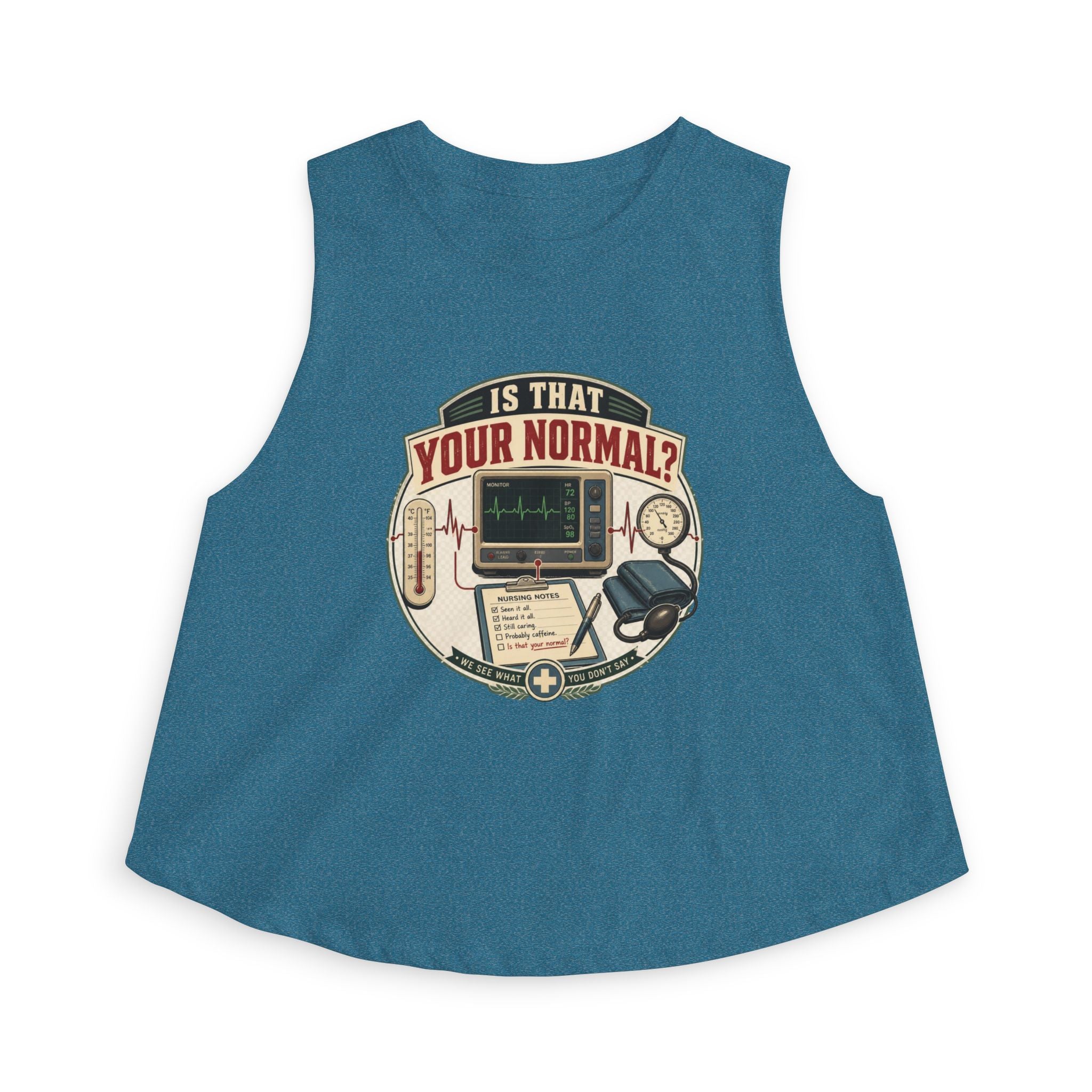 Is That Your Normal? Medical Tech Crop Top – Women's Nurse EMT Shirt