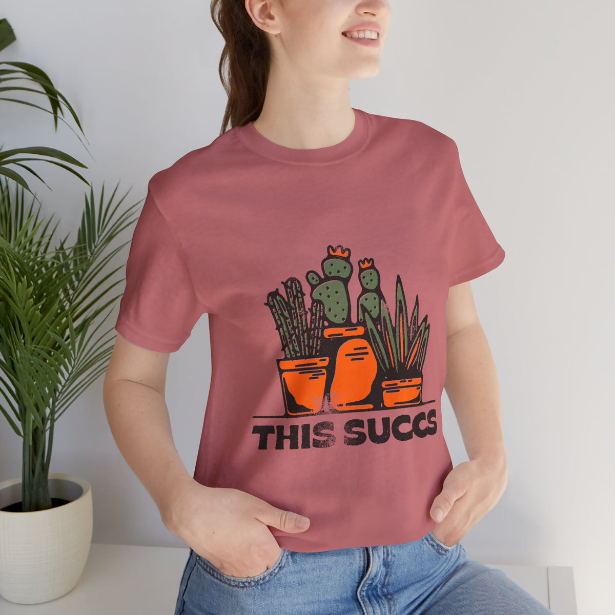 This Succs Cactus Tee — Funny Plant Lover T-Shirt