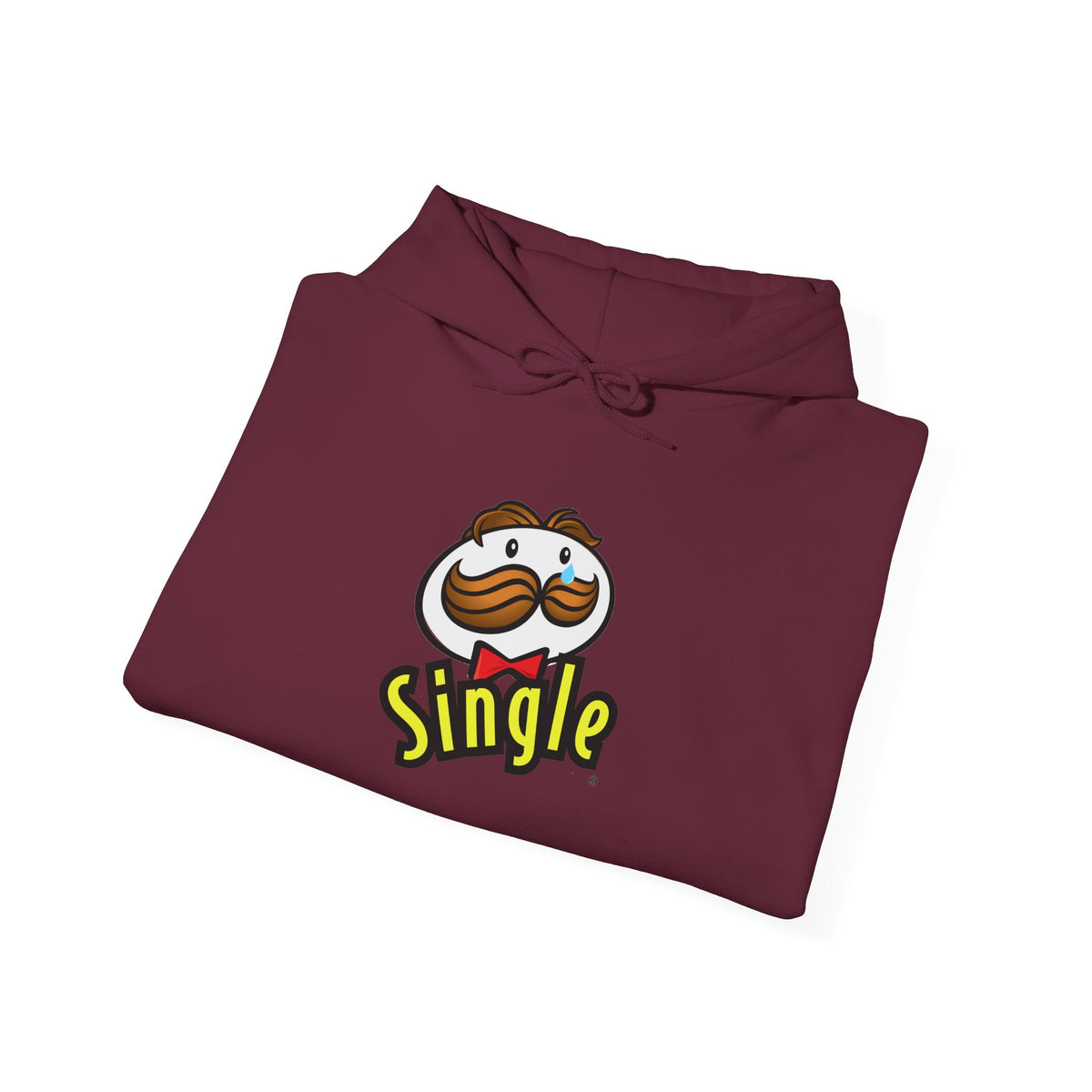 Single Pringles Mascot Hoodie — Funny Single Graphic Pullover