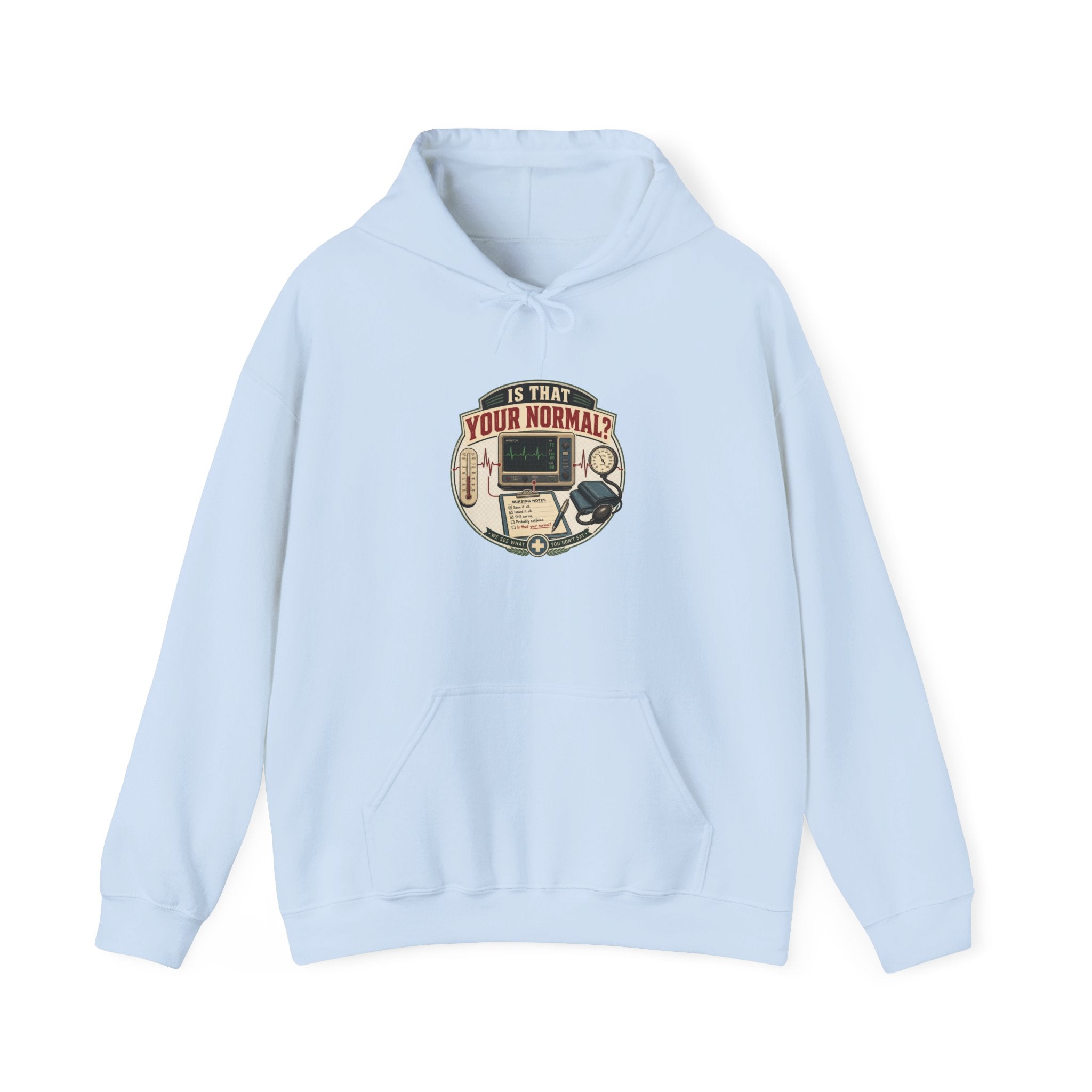 Hoodie – Retro Tech "Is That Your Normal?" Vintage Computer Graphic