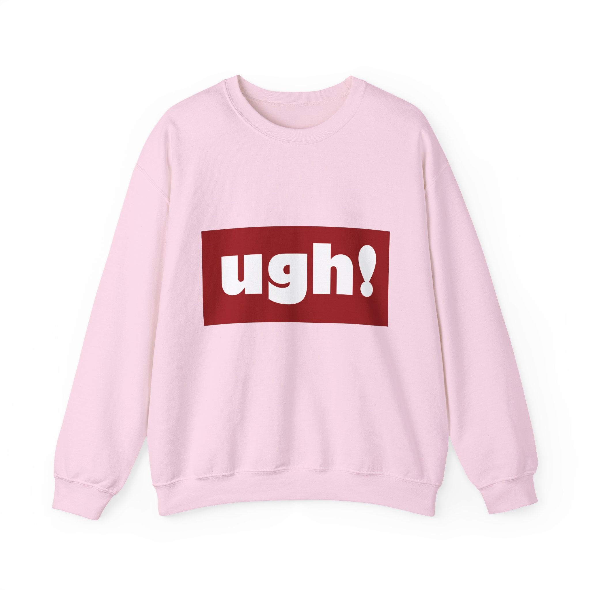 Ugh! Graphic Crewneck Sweatshirt – Casual Statement Pullover