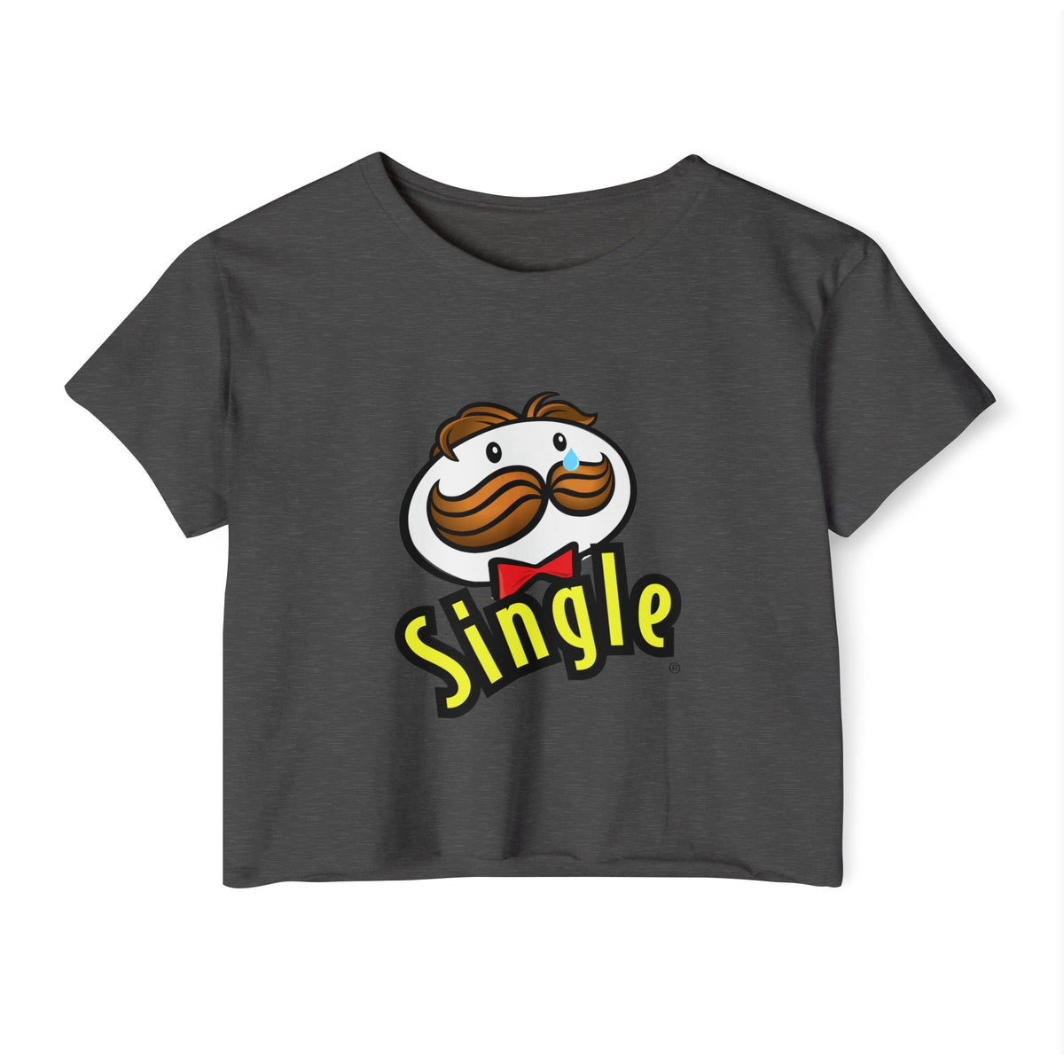 Single Pringles-Inspired Crop Top — Women's Festival Graphic Tee