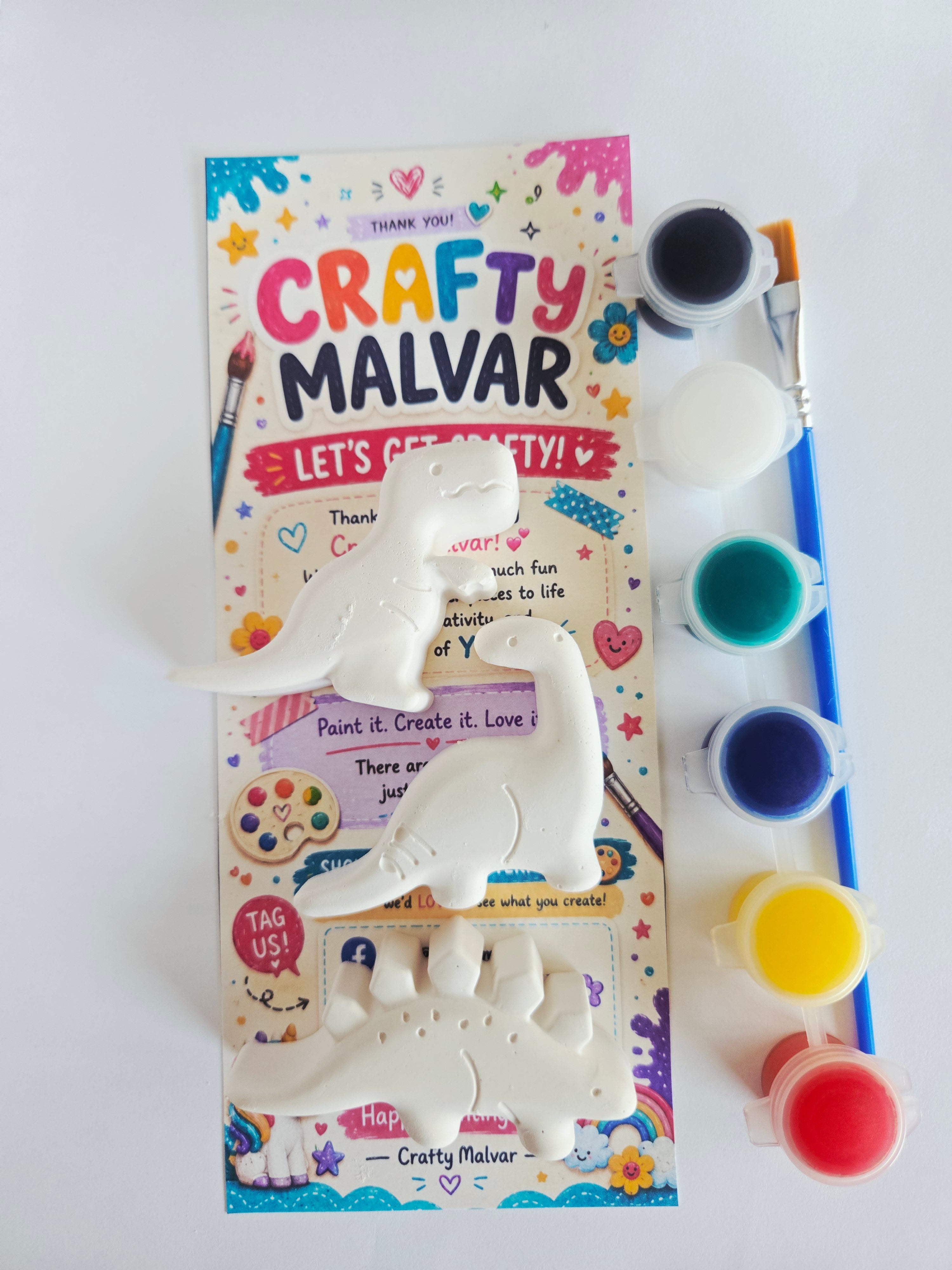 Plaster Paint & Create Kit | Paint Your Own Plaster Craft Set for All Ages