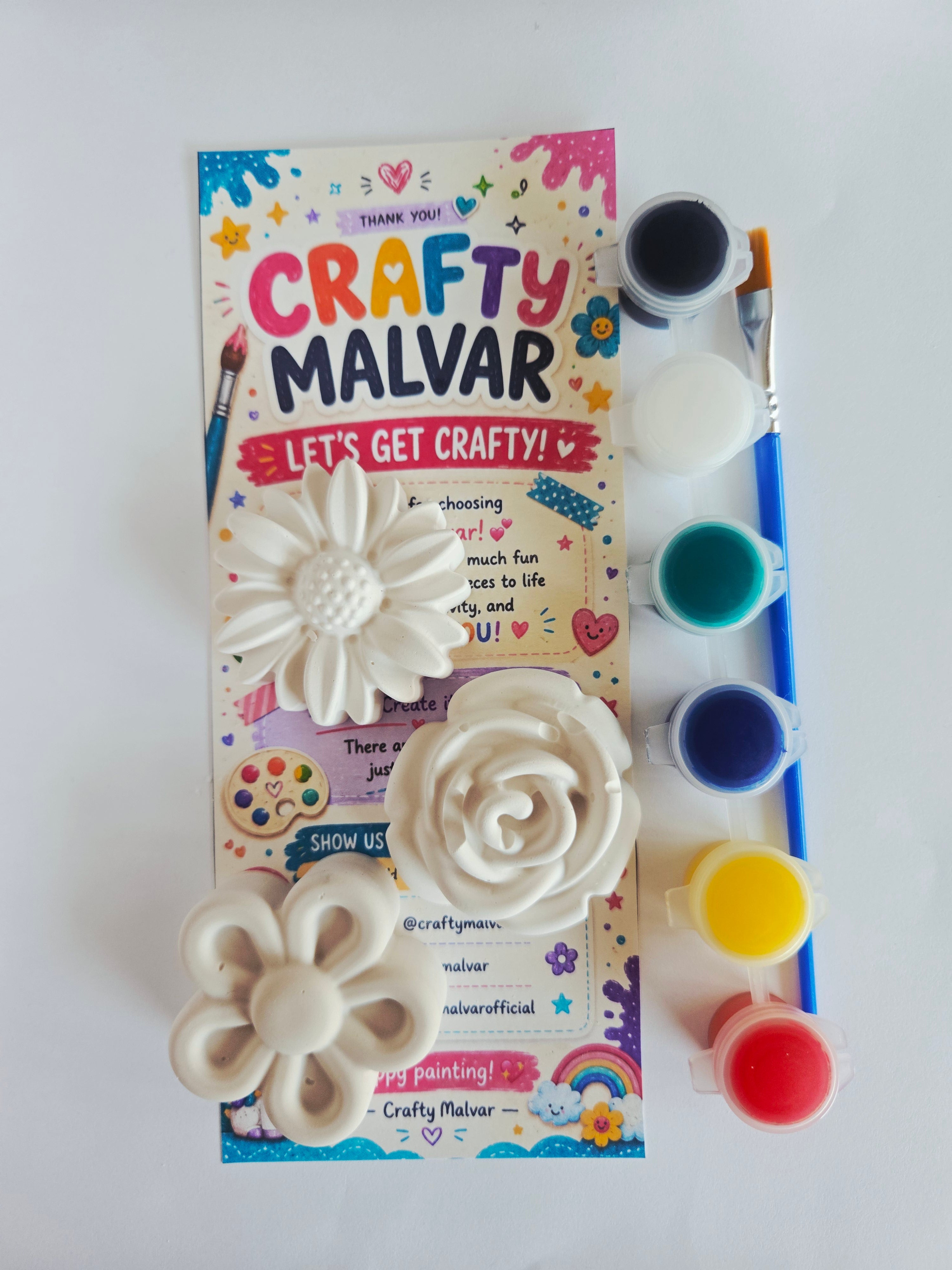 Plaster Paint & Create Kit | Paint Your Own Plaster Craft Set for All Ages