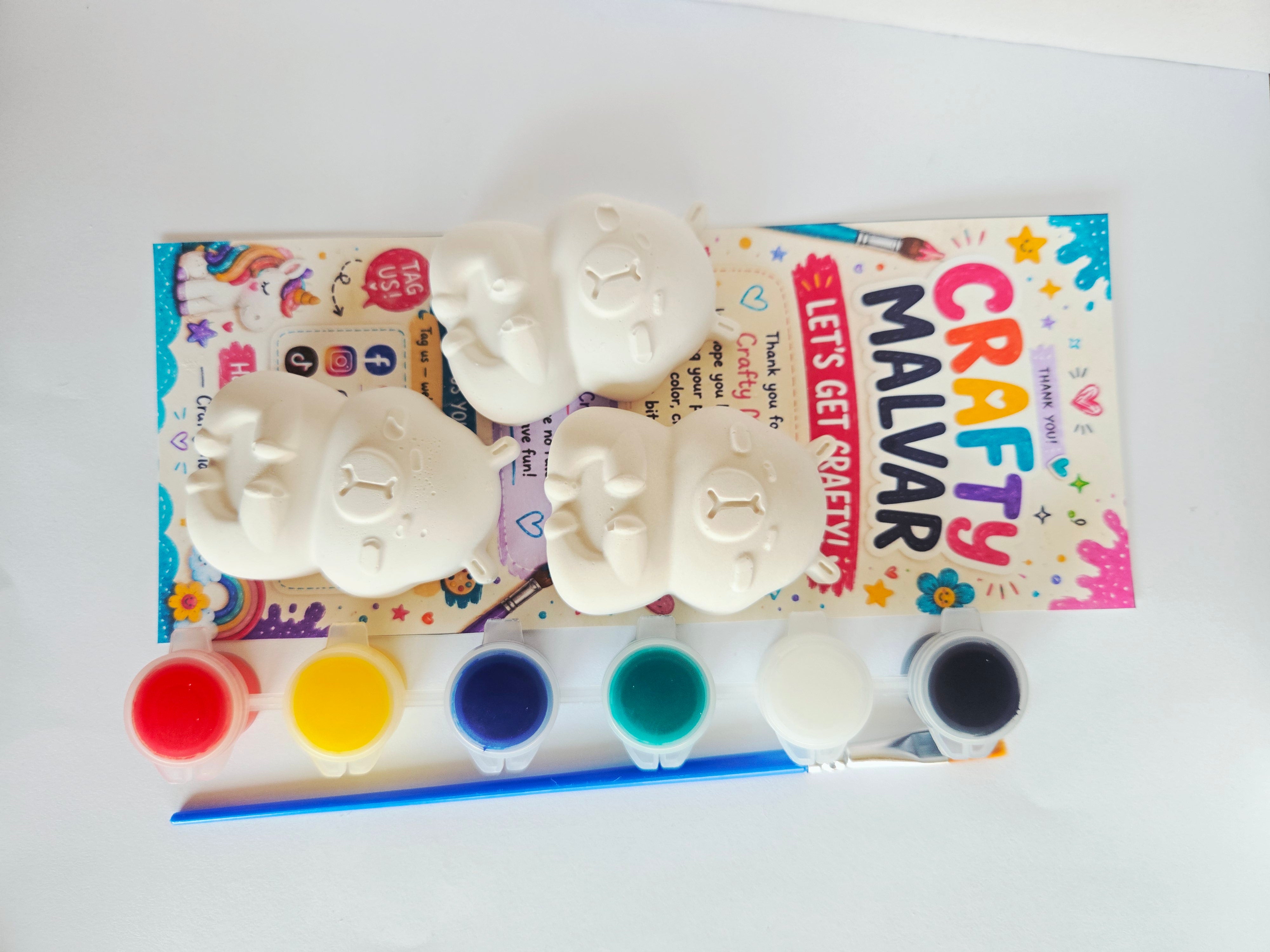 Plaster Paint & Create Kit | Paint Your Own Plaster Craft Set for All Ages
