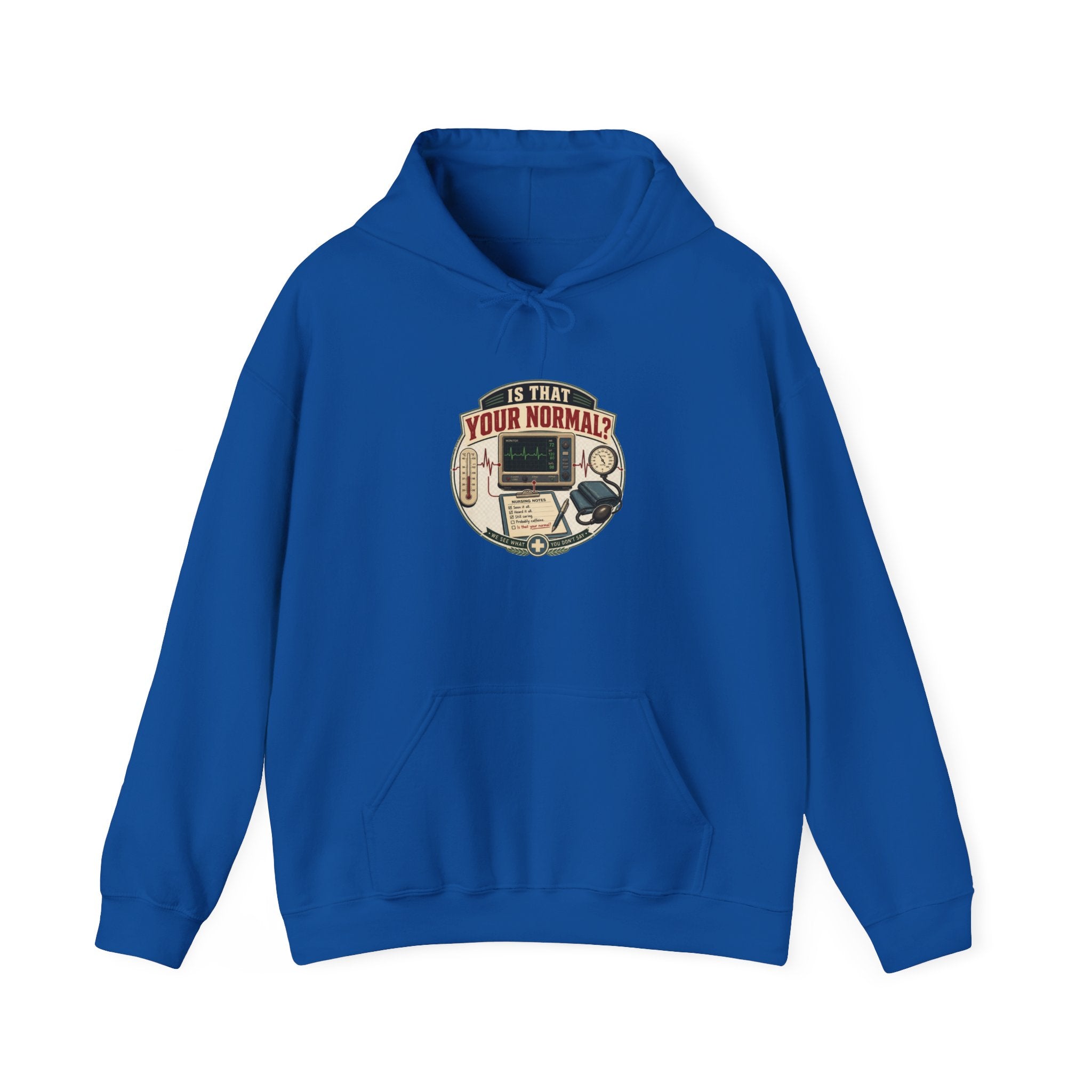 Hoodie – Retro Tech "Is That Your Normal?" Vintage Computer Graphic