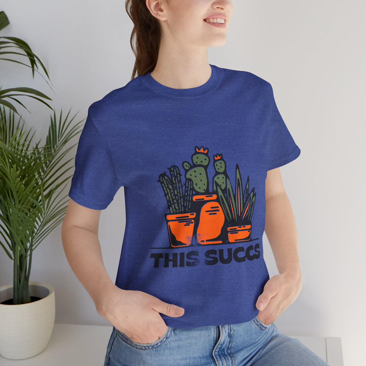 This Succs Cactus Tee — Funny Plant Lover T-Shirt