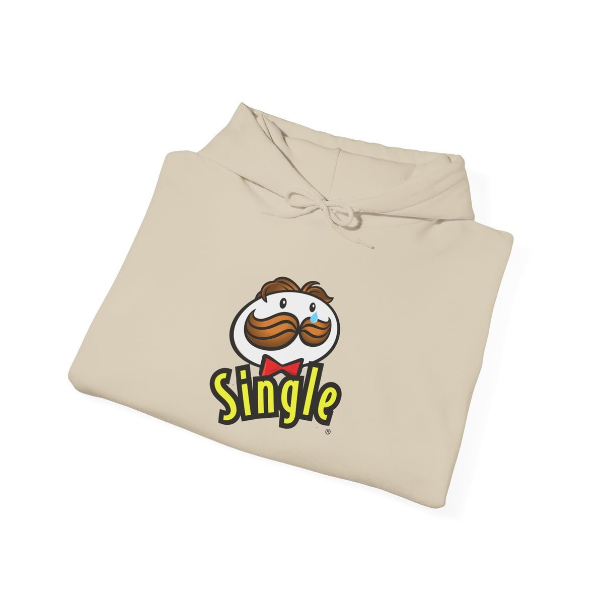 Single Pringles Mascot Hoodie — Funny Single Graphic Pullover