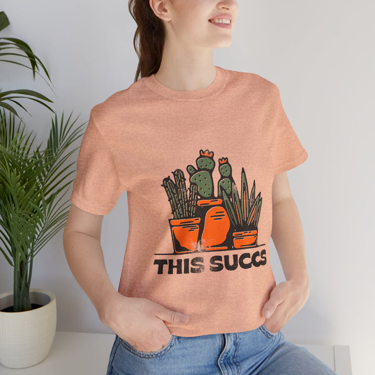 This Succs Cactus Tee — Funny Plant Lover T-Shirt
