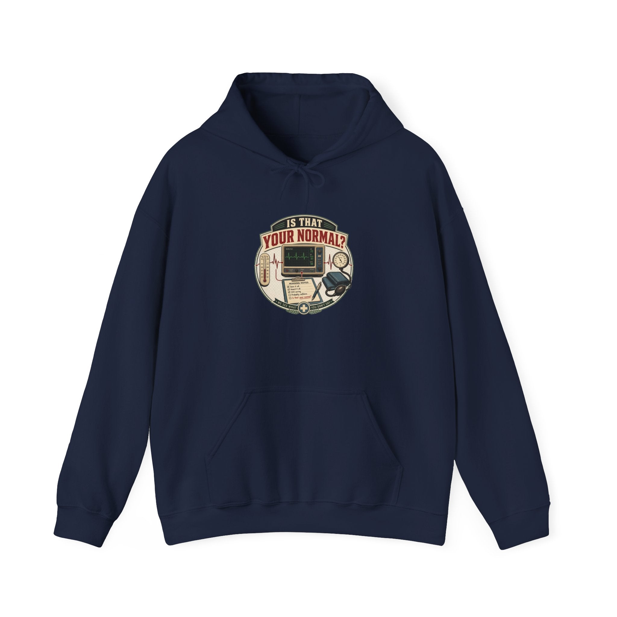 Hoodie – Retro Tech "Is That Your Normal?" Vintage Computer Graphic
