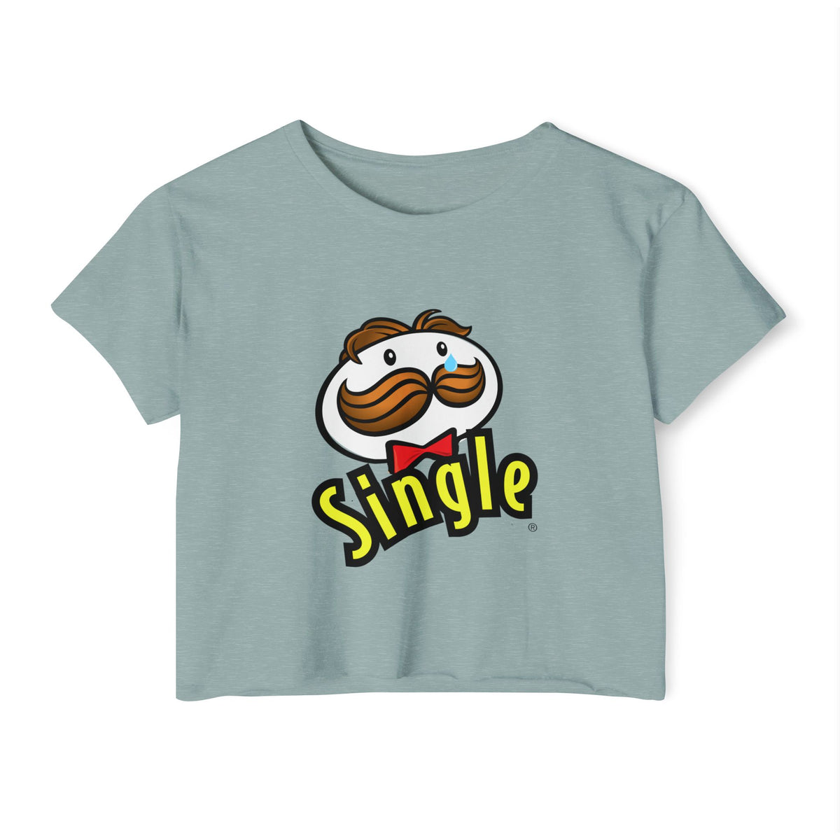 Single Pringles-Inspired Crop Top — Women's Festival Graphic Tee